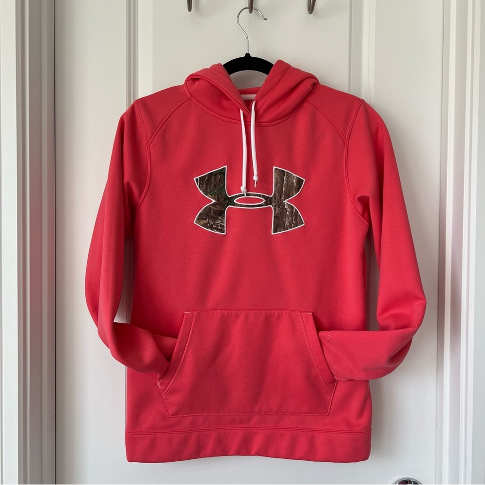 Y2K Under Armour Realtree Camo ColdGear Hoodie S